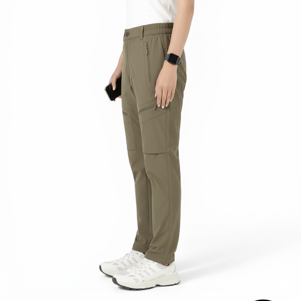 Pantalon de Travail Pour Femme Kaki - LadyGuard
