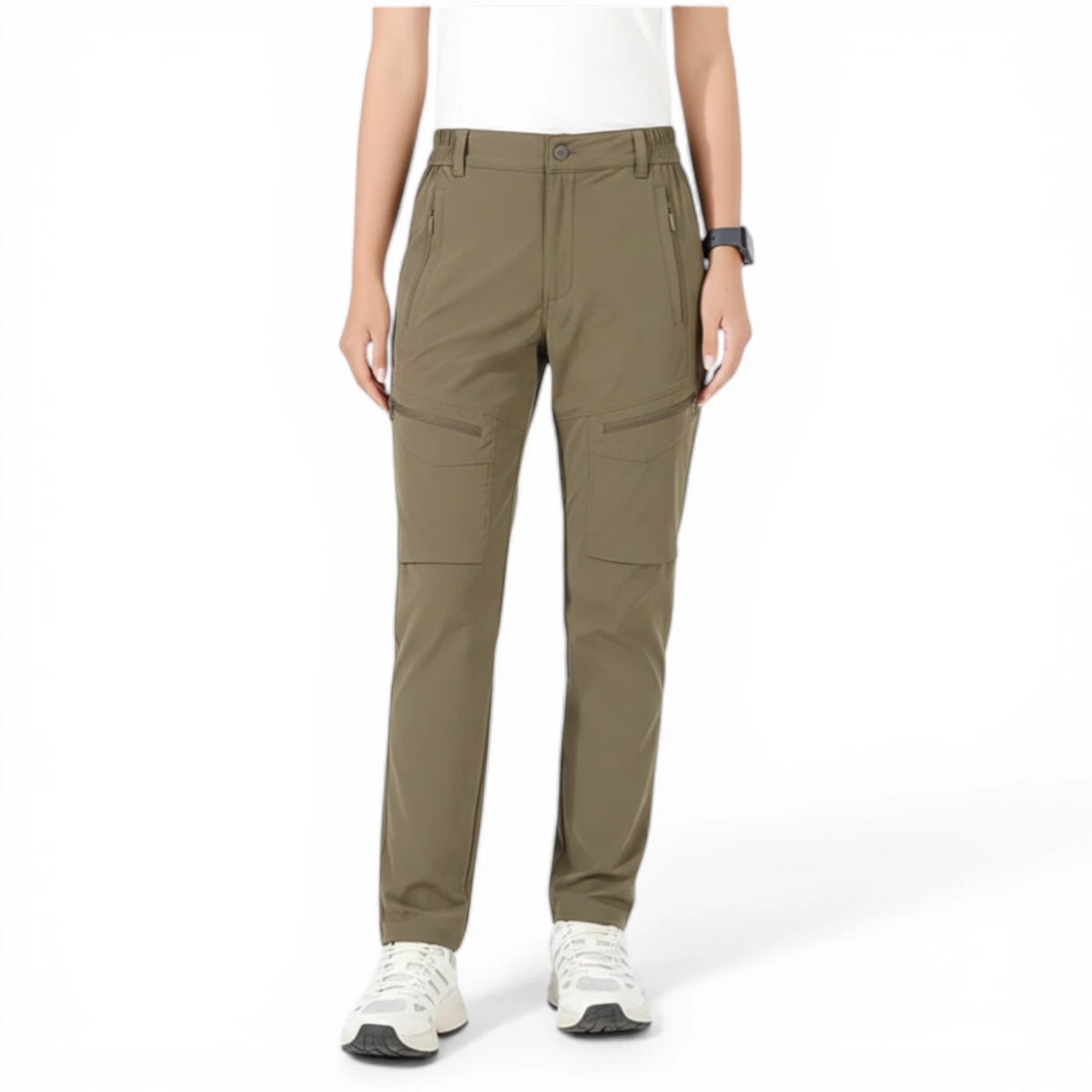 Pantalon de Travail Pour Femme Kaki - LadyGuard
