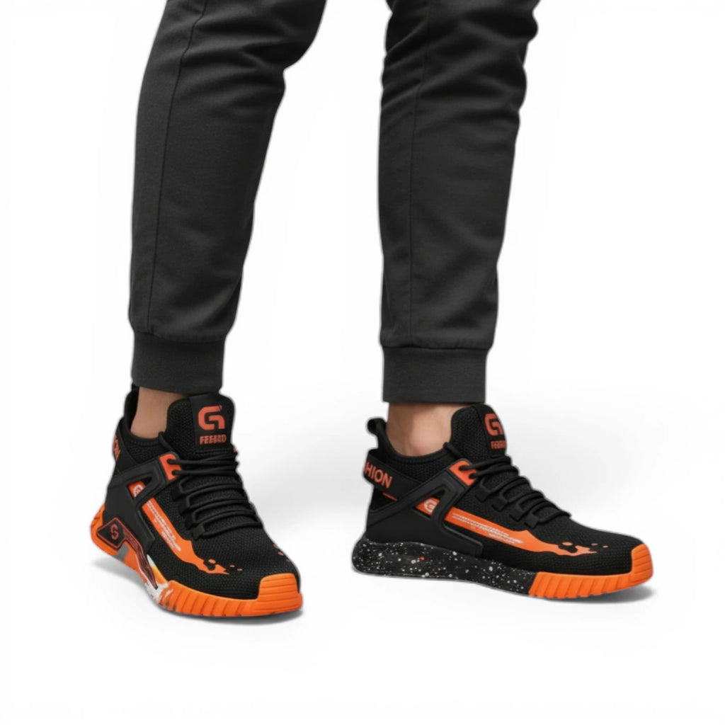 Chaussure De Sécurité Mixte Orange et Noire -  Vaporex