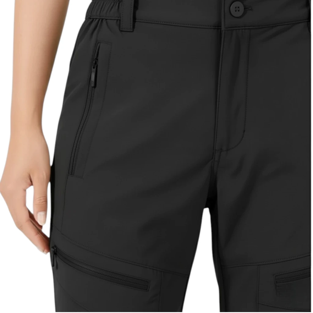 Pantalon de Travail Stretch Noir pour Femme - LadyGuard